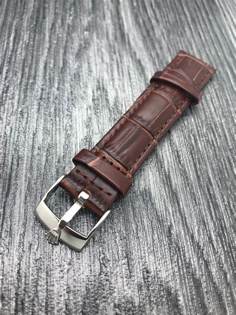 beige leather rolex watch strap|genuine Rolex leather watch straps.